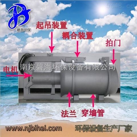 QJB-W1.5/6 潜水污泥搅拌泵 硝化液污泥排出过墙回流泵